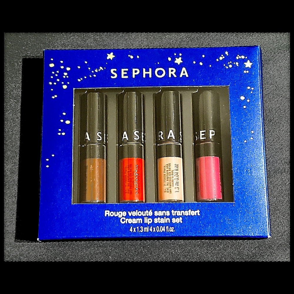 New Sephora Rouge Cream Lip Stain Set